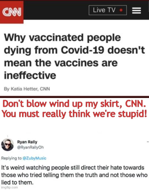 The Covid Vax IS Effectively Doing What It Was Designed To Do. CNN Lies & Manipulates Minds, Not Caring about People. | image tagged in politics,covid vaccine,side effects,death,cnn fake news,media lies | made w/ Imgflip meme maker