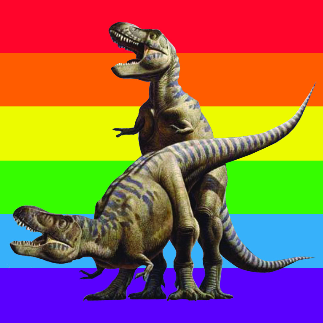 High Quality Gay dinosours Blank Meme Template