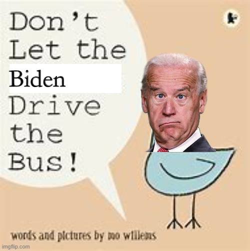 Don't let pigeon | Biden | image tagged in don't let pigeon | made w/ Imgflip meme maker