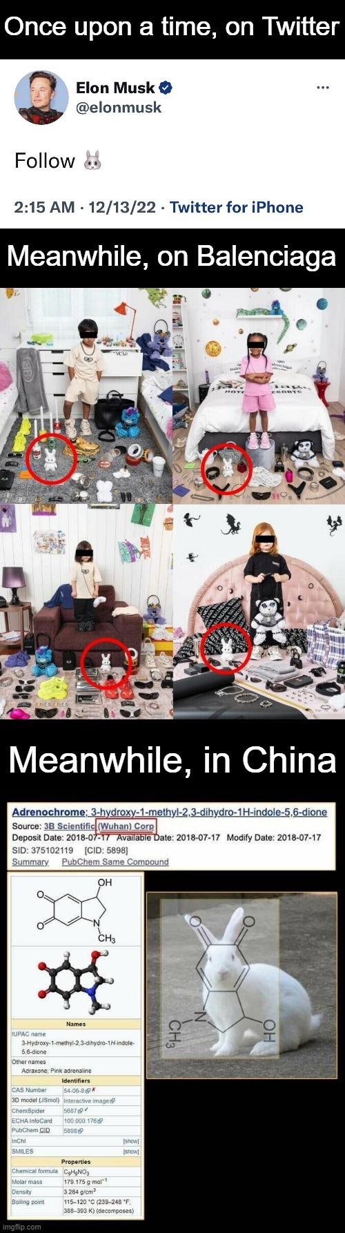 It's Story Time: Of Course this is Completely Made Up: Nothing to See Here, It's just a Story | Once upon a time, on Twitter; Meanwhile, on Balenciaga; Meanwhile, in China | made w/ Imgflip meme maker