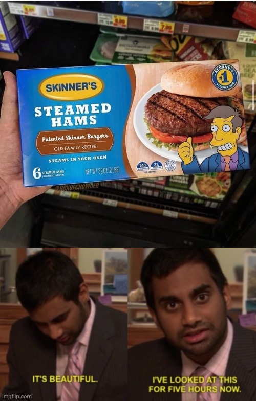 image tagged in memes,steamed hams,gifs,not really a gif,demotivationals,pie charts | made w/ Imgflip meme maker