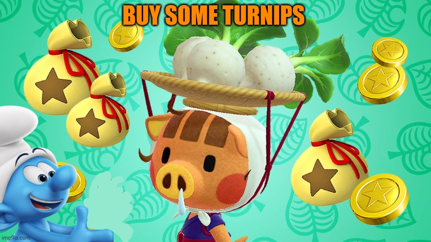 AC Turnip | BUY SOME TURNIPS | image tagged in ac turnip | made w/ Imgflip meme maker