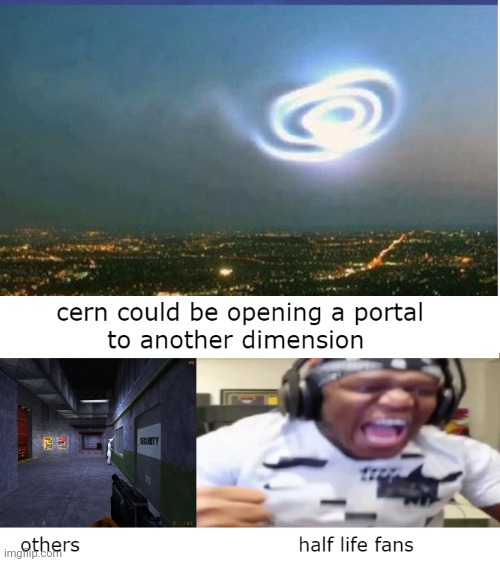 Creative title (credit to Lambda generation) | image tagged in half life,dear god | made w/ Imgflip meme maker