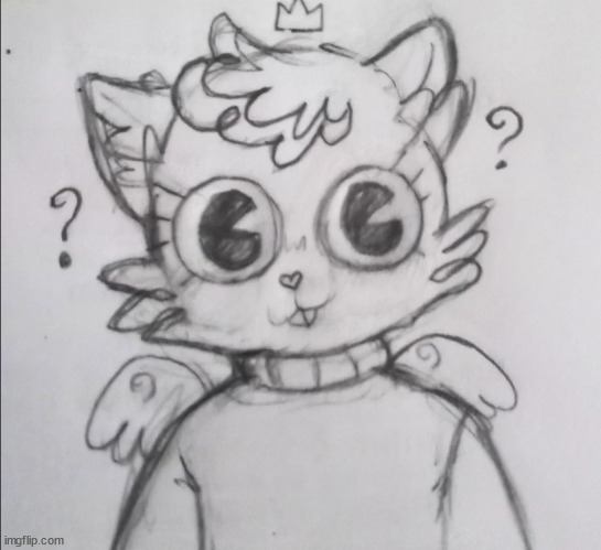 kitty drawn by blue berry/mime | image tagged in kitty drawn by blue berry/mime | made w/ Imgflip meme maker