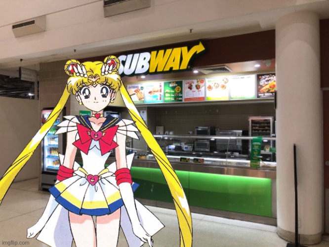 image tagged in memes,sailor moon,subway,usagi tsukino,sandwich,make me a sandwich | made w/ Imgflip meme maker
