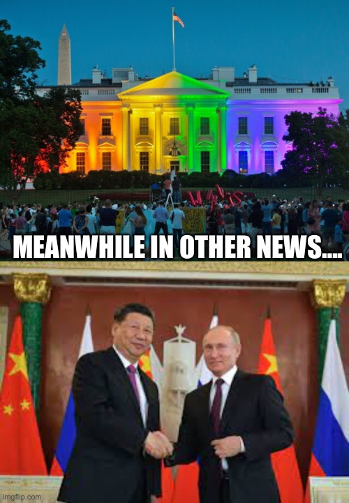 MEANWHILE IN OTHER NEWS…. | image tagged in usa | made w/ Imgflip meme maker