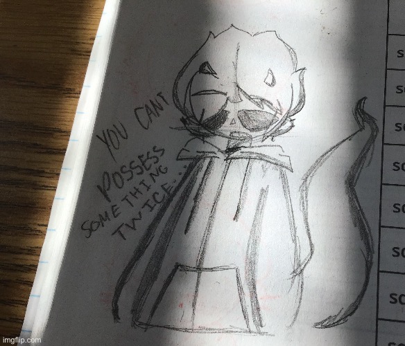 Drew this in math class— Might remake this soon— | image tagged in tom,eddsworld,pencil drawing | made w/ Imgflip meme maker