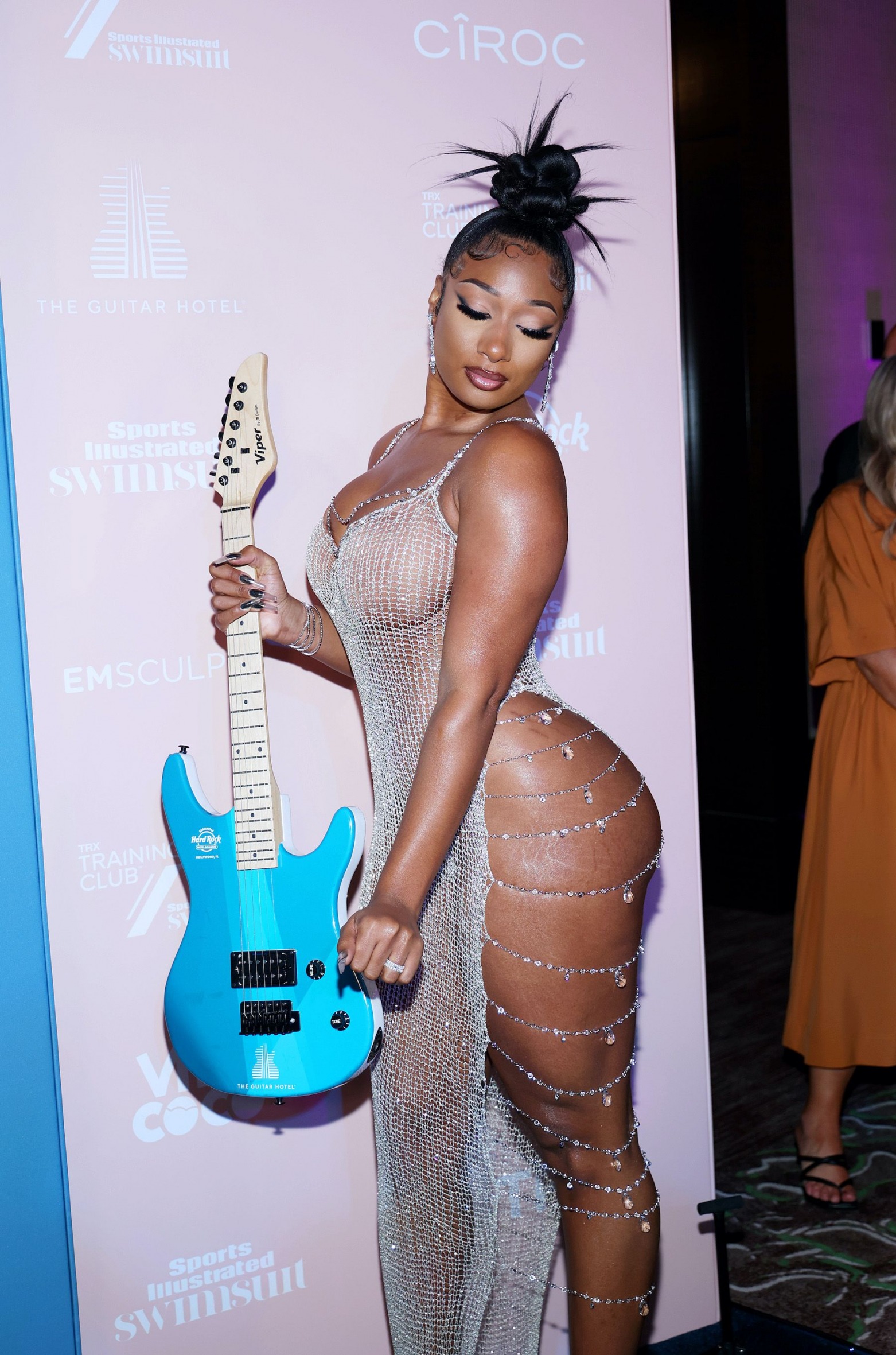 Megan Thee Stallion Rocks 3 Blank Meme Template
