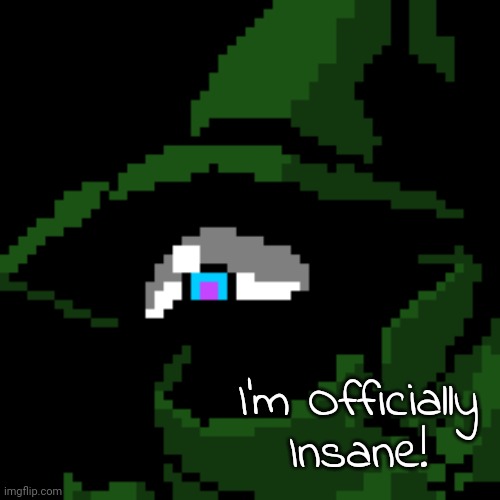 I'm Officially Insane! | image tagged in beloved | made w/ Imgflip meme maker