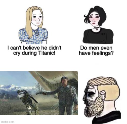 Only TRUE gamers will understand | image tagged in chad crying,sad,call of duty | made w/ Imgflip meme maker