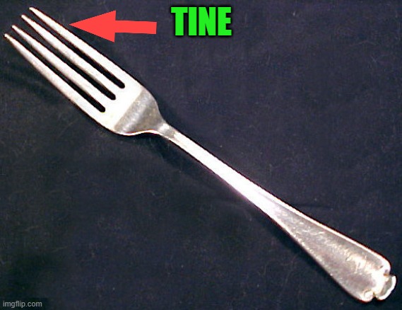 fork | TINE | image tagged in fork | made w/ Imgflip meme maker