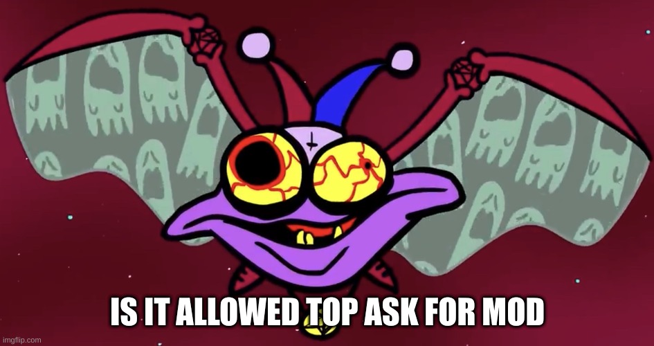 Idfk | IS IT ALLOWED TOP ASK FOR MOD | made w/ Imgflip meme maker