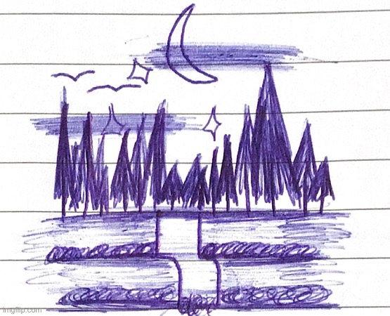I know I don’t post here, like, at all but here’s a drawing called “The Warren” (courtesy of my dad) | made w/ Imgflip meme maker