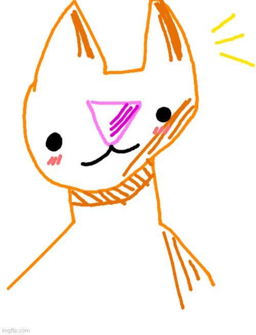 just a cat | image tagged in cats,cat,drawing,drawings,cheesecat loves you | made w/ Imgflip meme maker