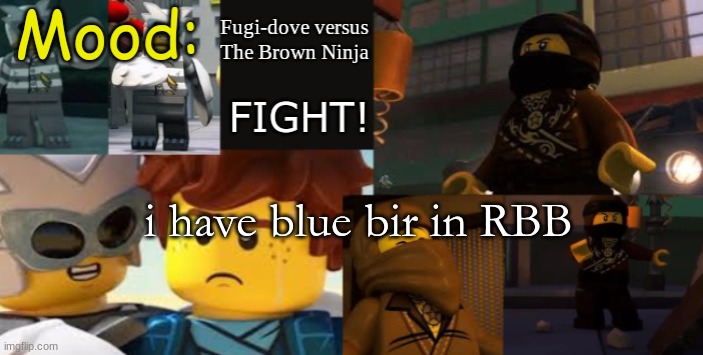 FDVTBN Temp 2.1 | i have blue bir in RBB | image tagged in fdvtbn temp 2 1 | made w/ Imgflip meme maker