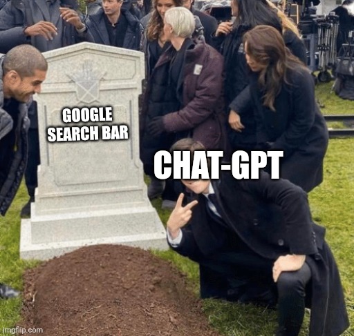 2022 Tool | GOOGLE SEARCH BAR; CHAT-GPT | image tagged in google,chatgpt | made w/ Imgflip meme maker