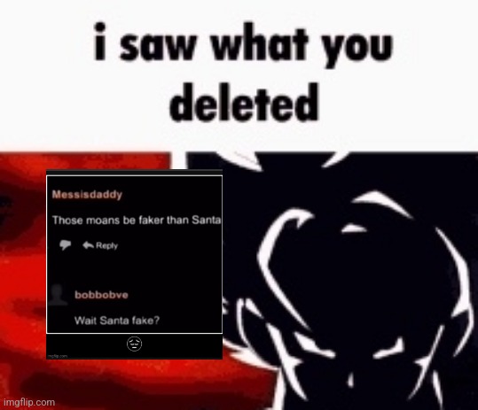 i saw what you deleted | image tagged in i saw what you deleted | made w/ Imgflip meme maker