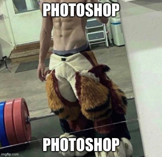 20 upvotes and I will post this in the furries stream | PHOTOSHOP; PHOTOSHOP | made w/ Imgflip meme maker