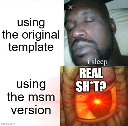 le msm meme | using the original template; REAL SH*T? using the msm version | image tagged in gaming,my singing monsters | made w/ Imgflip meme maker