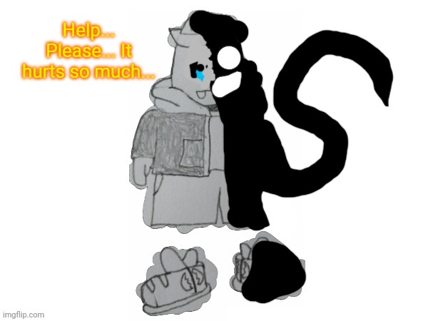 Eggyhead has been consumed by the chaos | Help... Please... It hurts so much... | made w/ Imgflip meme maker