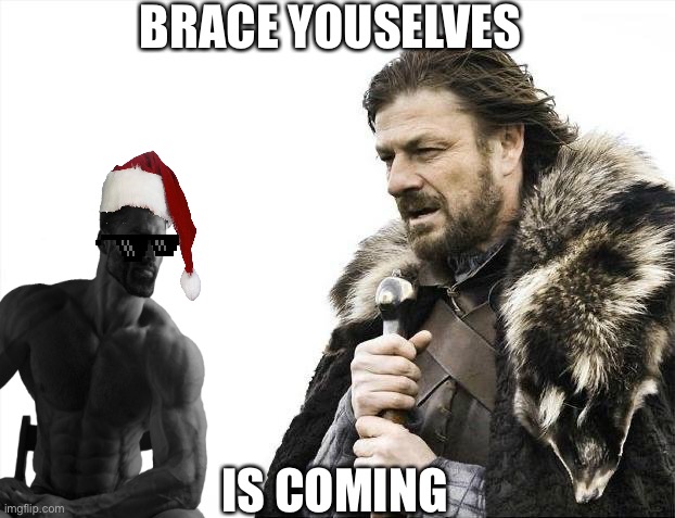 Brace Yourselves X is Coming | BRACE YOUSELVES; IS COMING | image tagged in memes,brace yourselves x is coming | made w/ Imgflip meme maker