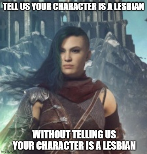 Lesbian Book Cover | TELL US YOUR CHARACTER IS A LESBIAN; WITHOUT TELLING US YOUR CHARACTER IS A LESBIAN | image tagged in lesbian,books,virtue signalling | made w/ Imgflip meme maker