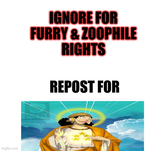 God Usopp | IGNORE FOR
FURRY & ZOOPHILE
RIGHTS; REPOST FOR | image tagged in usopp,one piece,furry hate | made w/ Imgflip meme maker