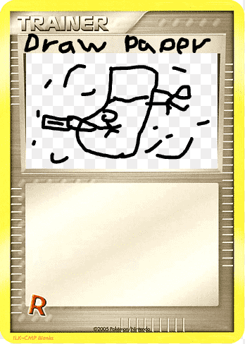 High Quality pokemon card maker drawn Blank Meme Template