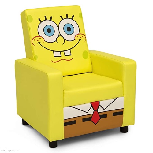 Spunchbob chair :) | image tagged in bruh,spunch bop,why are you reading this | made w/ Imgflip meme maker