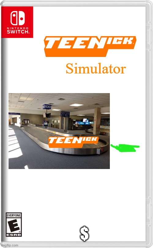 Nintendo Switch | Simulator; $ | image tagged in nintendo switch | made w/ Imgflip meme maker
