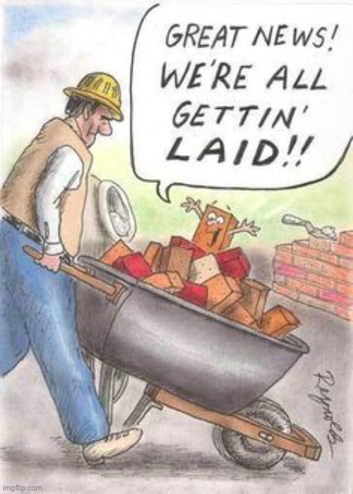 Getting laid | image tagged in great news,getting laid,comics | made w/ Imgflip meme maker