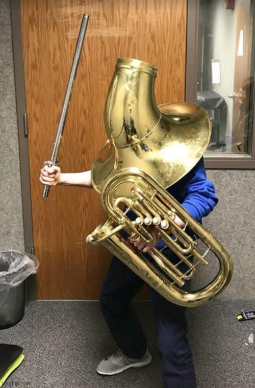 Tuba Knight | image tagged in tuba knight | made w/ Imgflip meme maker