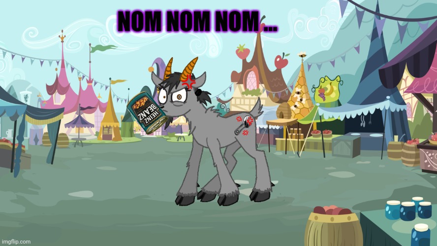 Mlp background | NOM NOM NOM ... | image tagged in mlp background | made w/ Imgflip meme maker