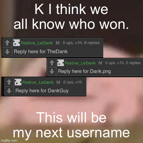 kirb | K I think we all know who won. This will be my next username | image tagged in kirb | made w/ Imgflip meme maker