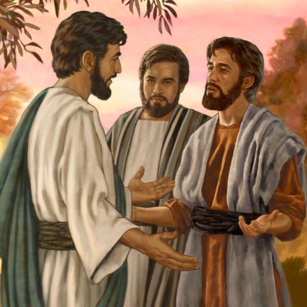 Peter and Jesus Blank Meme Template