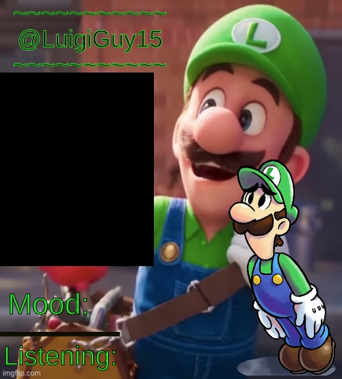 High Quality @LuigiGuy15’s Template Blank Meme Template