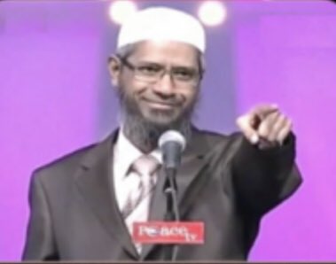 Zakir naik brother asked a very good question Blank Meme Template