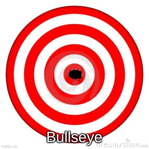 Target | Bullseye | image tagged in target | made w/ Imgflip meme maker