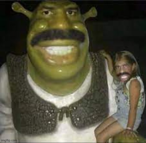 a photograph of shrek as steve harvey steve harvey