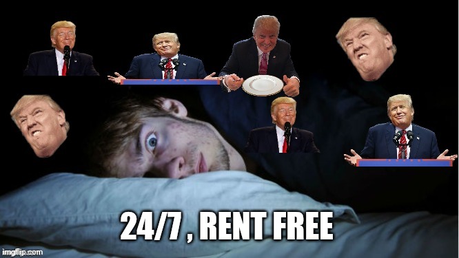 Extreme TDS | 24/7 , RENT FREE | image tagged in extreme tds | made w/ Imgflip meme maker