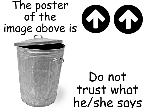 The poster above is TRASH Blank Meme Template