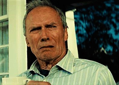 High Quality Clint Eastwood disgusted Blank Meme Template