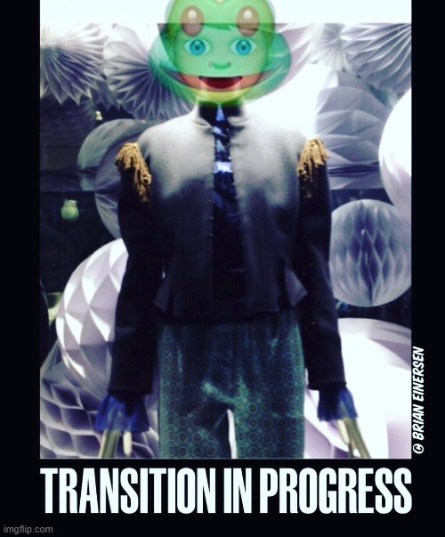 From Frog to Prince | image tagged in fashion,window design,burberry,emooji art,brian einersen | made w/ Imgflip meme maker
