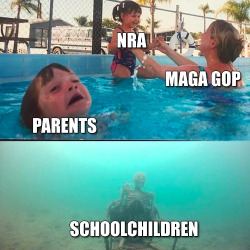 10 yrs since Sandy Hook and its only gotten worse. | image tagged in guns,politics | made w/ Imgflip meme maker
