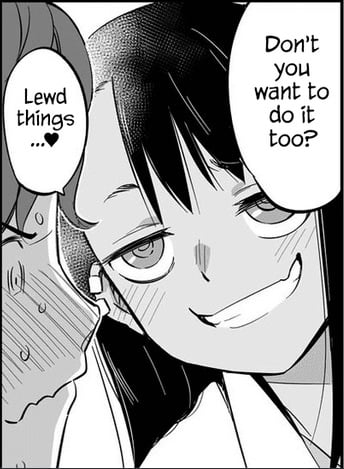 miss nagatoro sus Blank Meme Template