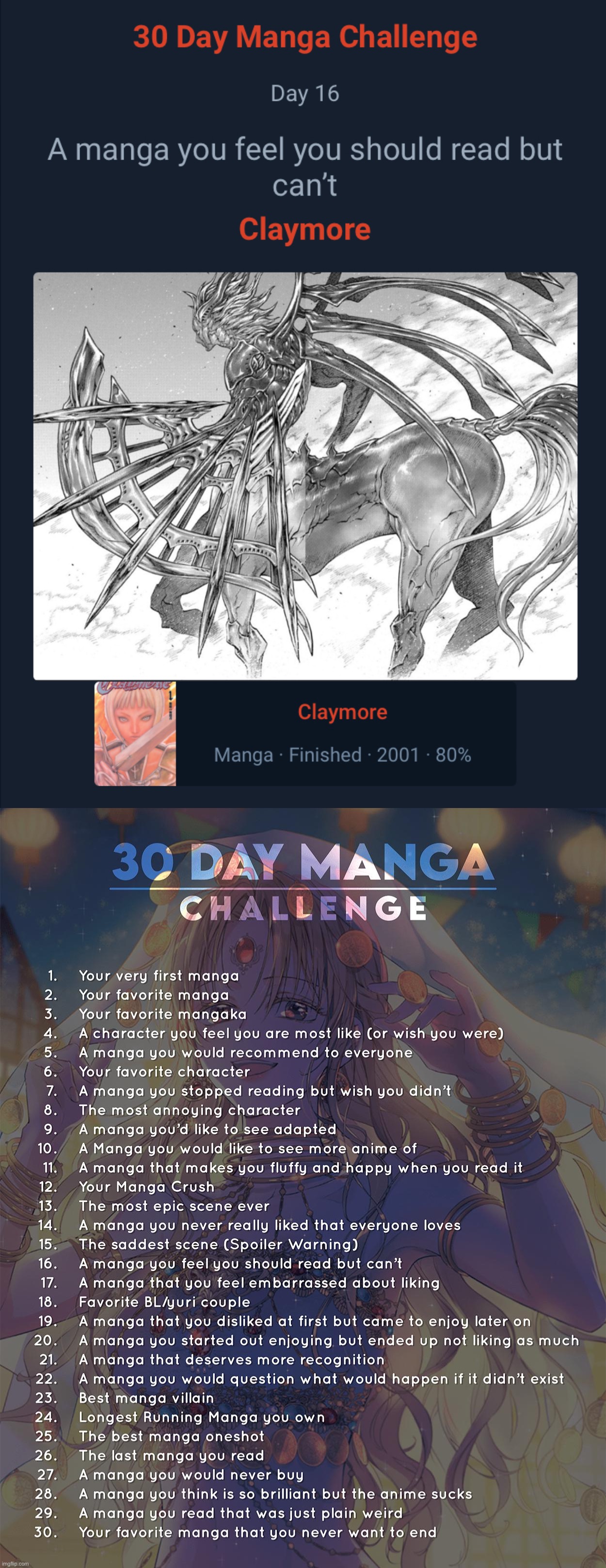 image tagged in 30 day manga challenge | made w/ Imgflip meme maker