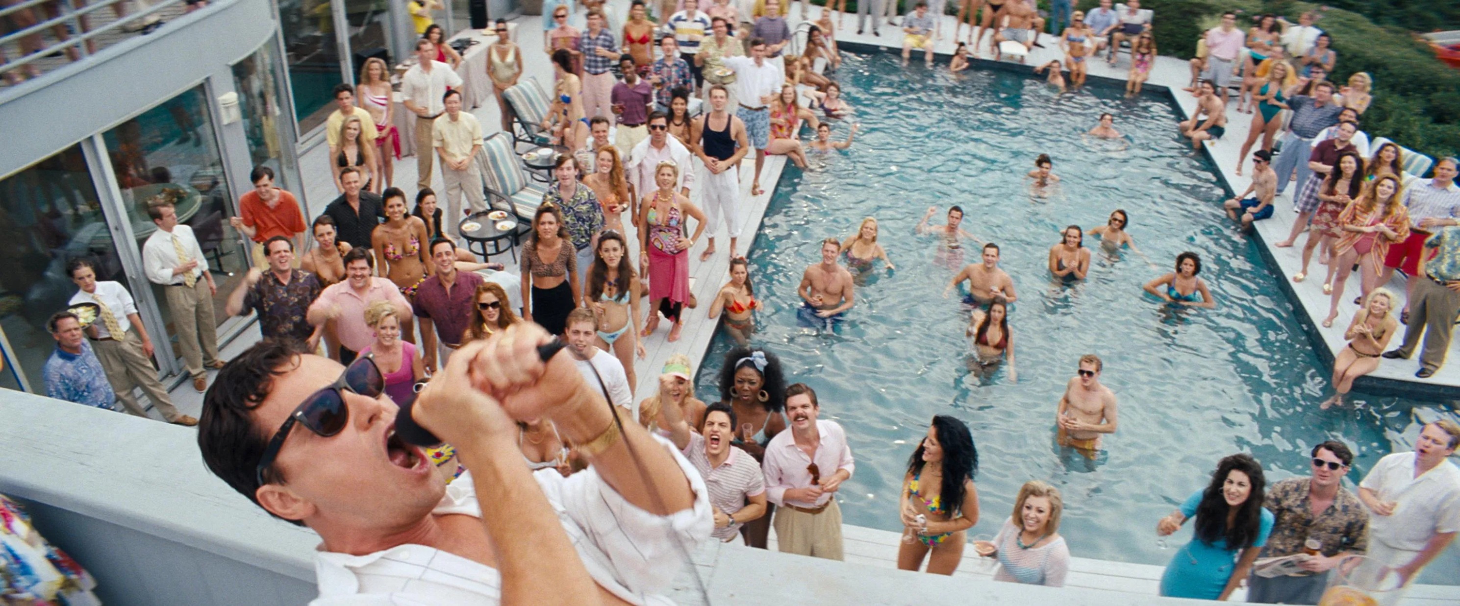Wolf of Wall Street party Blank Meme Template
