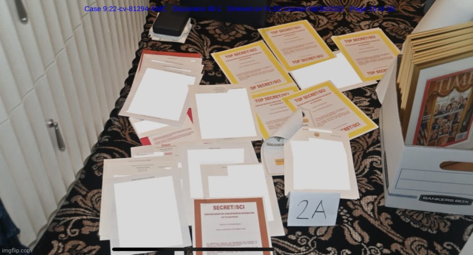 Trump Mar-a-lago FBI raid documents | image tagged in trump mar-a-lago fbi raid documents | made w/ Imgflip meme maker