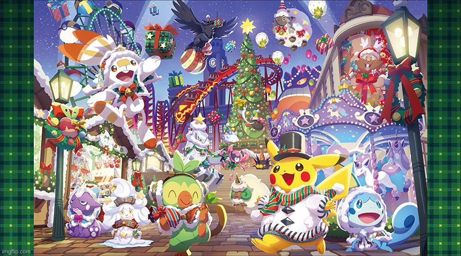 posting christmas pokemon art everyday until christmas day 15 - IS ALCREMIE MELTING?! | made w/ Imgflip meme maker