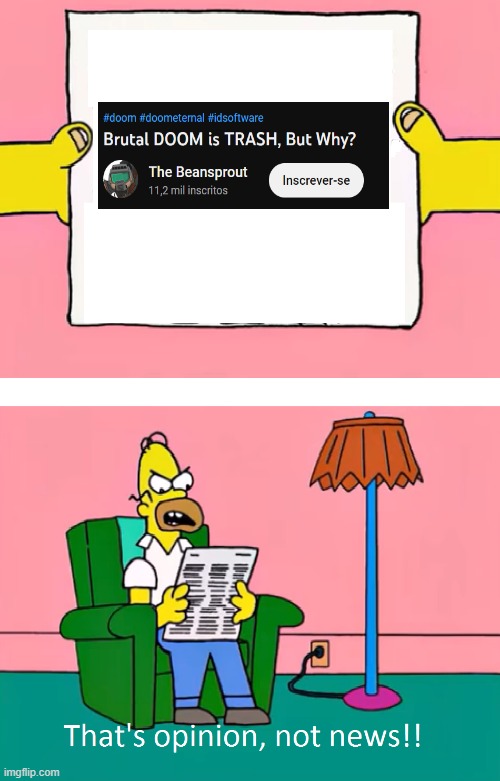 New template btw | image tagged in that's opinion not news | made w/ Imgflip meme maker